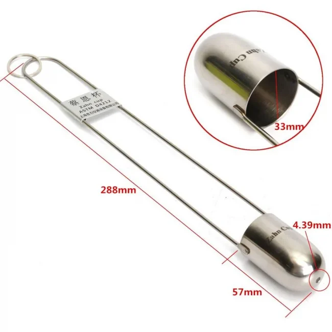 Ori 4.39mm Stainless Steel Zahn Cups 4 Paint Viscosity Cup - Image 5
