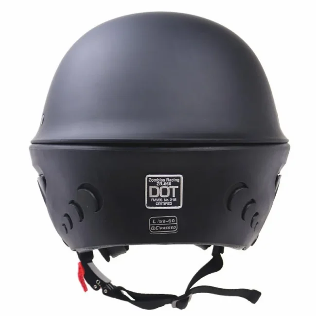 Ori Zombies Racing DOT Rogue Half Helmet Motorcycle Retro - Image 4