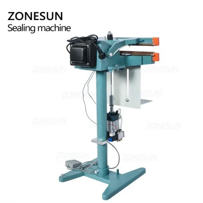 Zonesun Pneumatic Foot Pedal Heat Sealing Machine Dry/Wet - FK450D - Image 3