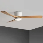 2021 New Nordic Wood Ceiling Fan Living Dining Room