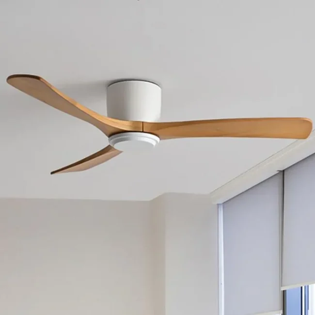 2021 New Nordic Wood Ceiling Fan Living Dining Room - Image 3