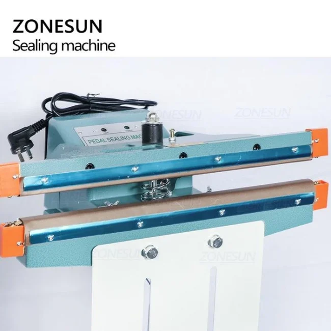 Zonesun Pneumatic Foot Pedal Heat Sealing Machine Dry/Wet - FK450D - Image 4