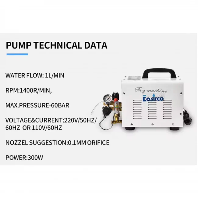 Mist Cooling System High Pressure Mist System 20 Mist Nozzle Fog System - Image 2
