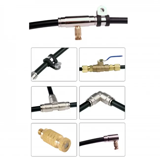 Mist Cooling System High Pressure Mist System 20 Mist Nozzle Fog System - Image 4