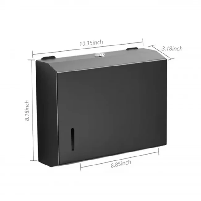 Bathroom Paper Towel Dispenser Wall Mounted Drilling Paper - Image 6