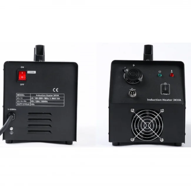 230V 3KVA 100KHZ Mobile Induction Heater For Bolt And Nut Heating Induction Machine Heating Tool Kit - Image 3