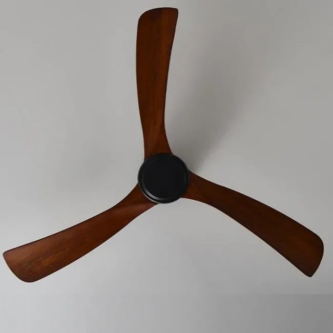 2021 New Nordic Wood Ceiling Fan Living Dining Room - Image 4
