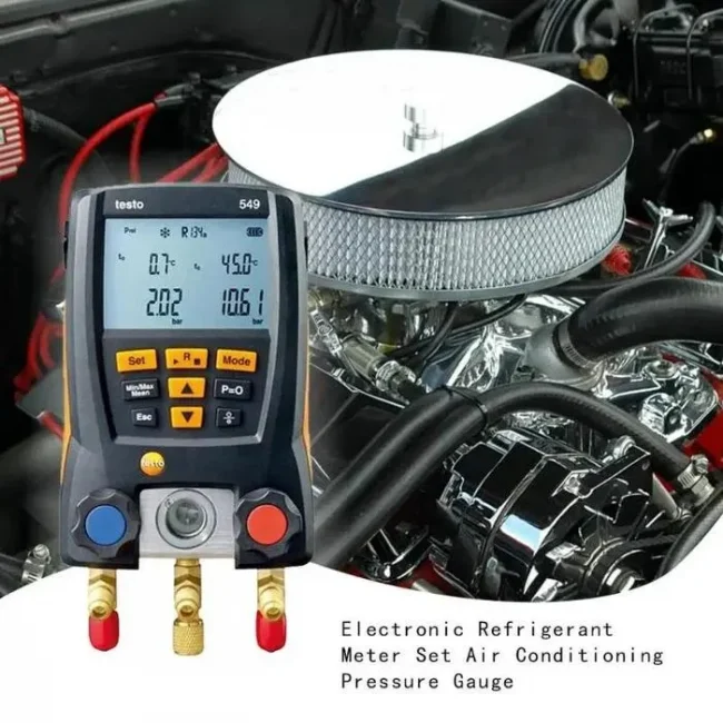 Testo 549/550 Digital Manifold Gauge Refrigeration Air - Image 4
