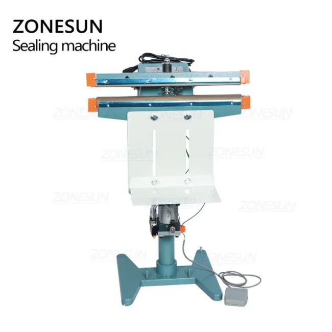 Zonesun Pneumatic Foot Pedal Heat Sealing Machine Dry/Wet - FK450D - Image 2