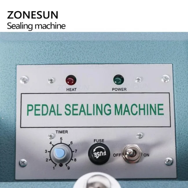 Zonesun Pneumatic Foot Pedal Heat Sealing Machine Dry/Wet - FK450D - Image 5