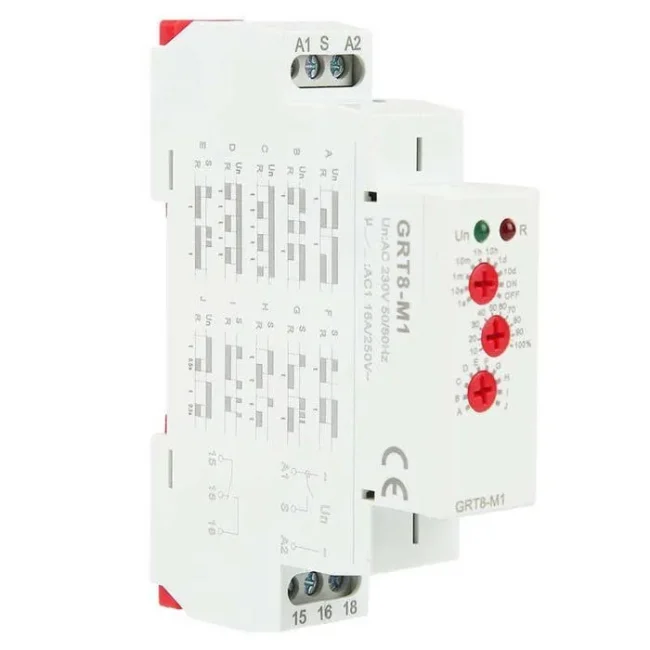 Off Delay Timer Relay GRT8 TO M1 Multifunctional Delay Time GEYA