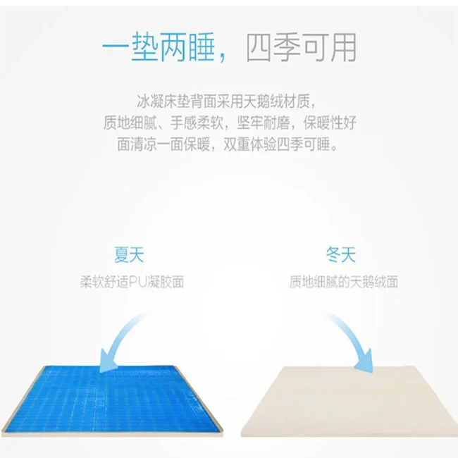 New Soft Silicone Gel Mattress Summer Cooling Carpet