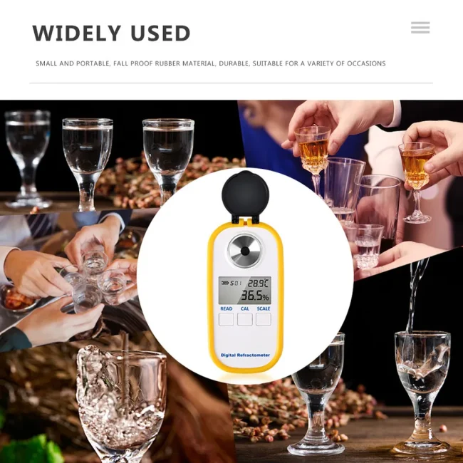 Professional Digital Liquor Alcohol Meter White Liquor