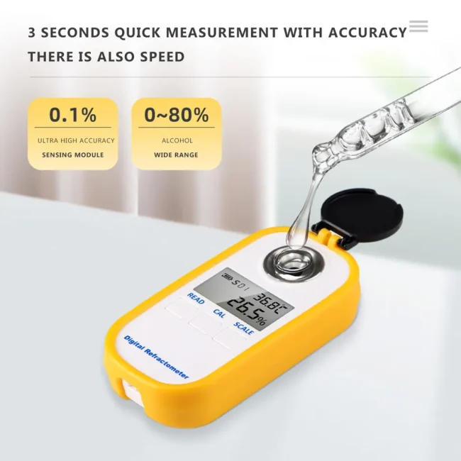 Professional Digital Liquor Alcohol Meter White Liquor