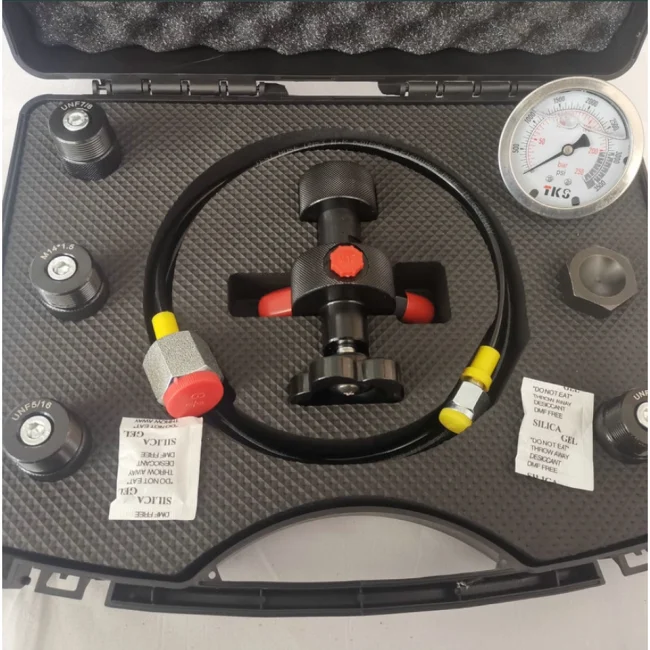 Hydraulic Accumulator Nitrogen Charging Fill Gas Valve