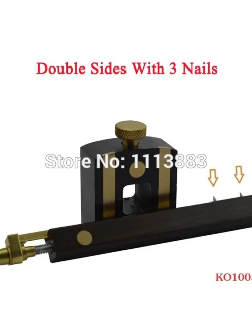 8inch/20cm Ebony Deluxe British Marking Gauge Wood Scribe