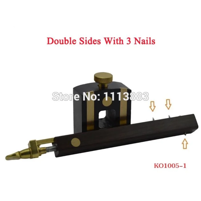 8inch/20cm Ebony Deluxe British Marking Gauge Wood Scribe